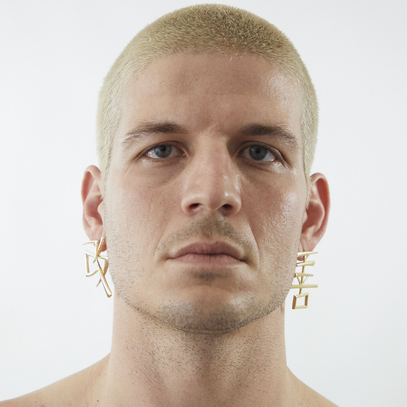 改善 (KAI – ZEN) EARRINGS – GOLD