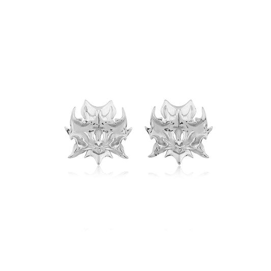 MORPH EARRINGS - RHODIUM