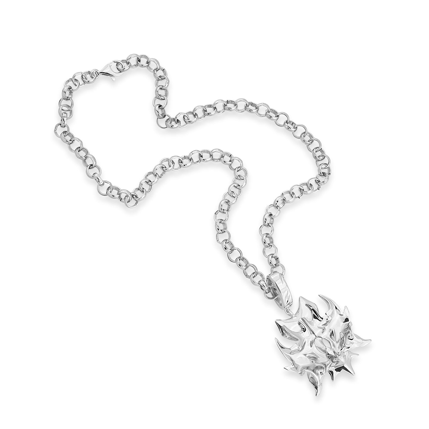 MORPH NECKLACE  - RHODIUM