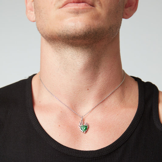 BLAZE NECKLACE - GREEN