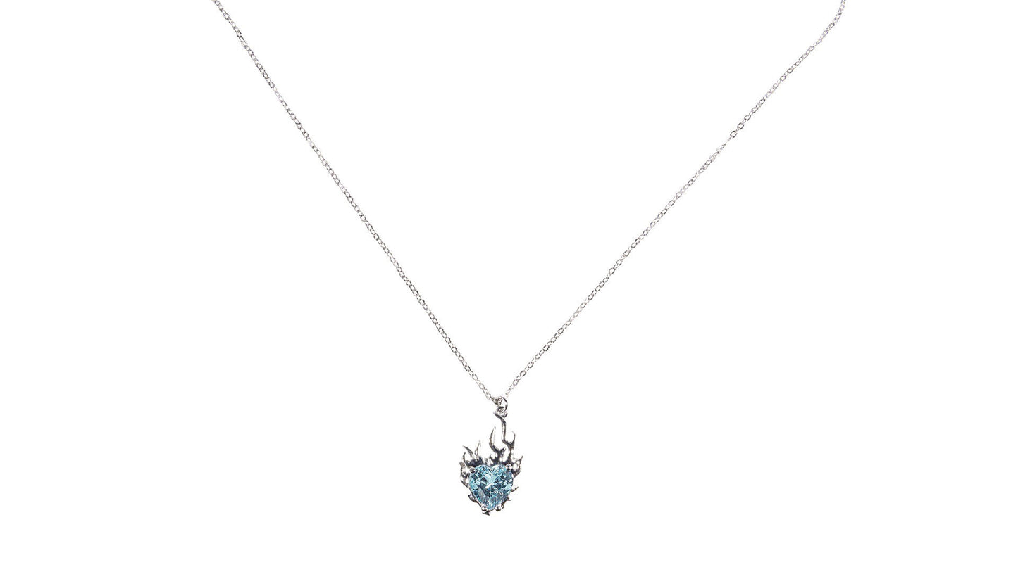 BLAZE NECKLACE - AQUA