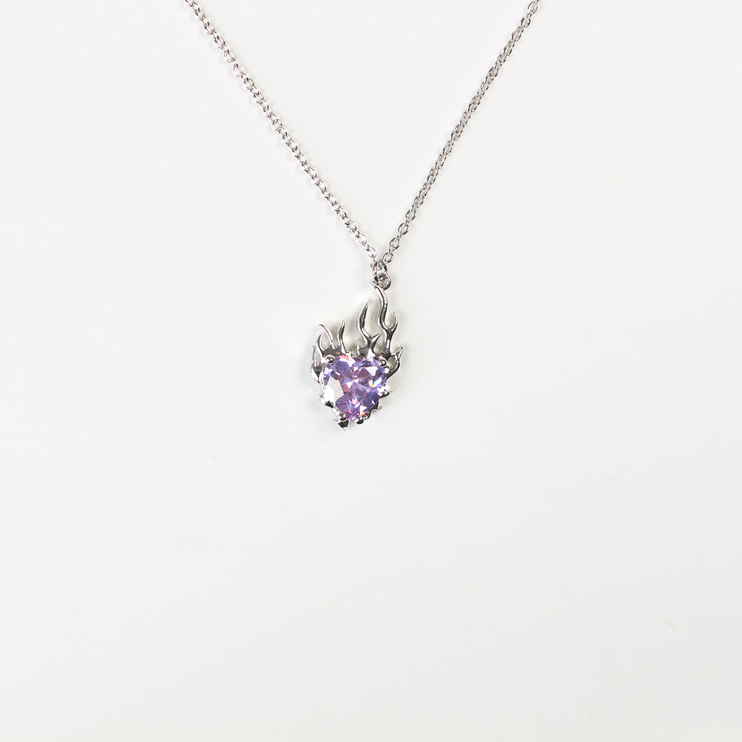 BLAZE NECKLACE - LILAC