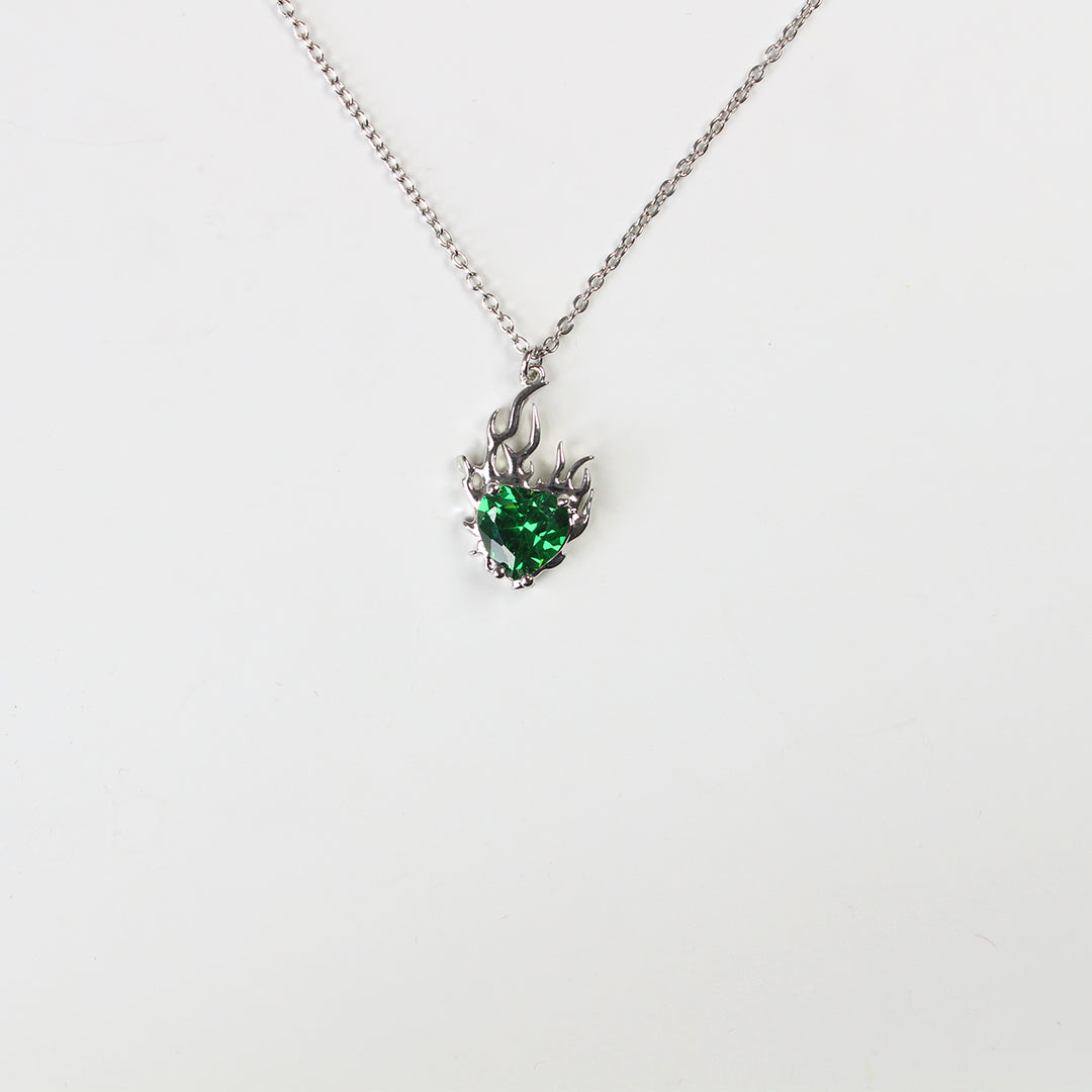 BLAZE NECKLACE - GREEN